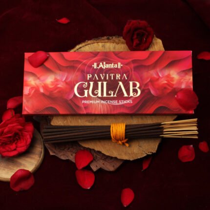 Premium Pavitra Gulab Incense Sticks | Natural Rose Fragrance for Pooja, Meditation & Relaxation