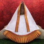 Mahalaxmi Dress Vastra/Poshak | Kalash Sthapana Margashirsh Puja | Traditional Dress Poshak for Devi Maa Lakshmi for Puja (12 Inch Poshak) (महालक्ष्मी ड्रेस वस्त्र/पोशाख । कलश स्थापना मार्गशीर्ष पूजा )