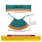 Lehenga Patka for Navratri Matarani Puja|Kalash Sthapana Margashirsh Puja | Navratri Traditional Dress Poshak for Puja (12 Inch Poshak ) (माताराणी देवी ड्रेस पोशाख नवरात्री आणि मार्गशीर्ष पूजा ) - Image 12