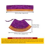 Lehenga Patka for Navratri Matarani Puja|Kalash Sthapana Margashirsh Puja | Navratri Traditional Dress Poshak for Puja (12 Inch Poshak ) (माताराणी देवी ड्रेस पोशाख नवरात्री आणि मार्गशीर्ष पूजा ) - Image 15