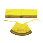 Margashish Devi Dress Poshak | Handcrafted Goddess Lehenga Dupatta for Lakshmi Puja & Margashirsha Guruvar (6 inch Poshak) ( मार्गशीर्ष देवी ड्रेस वस्त्र । पोशाख )