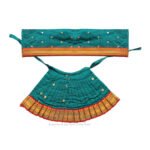 Navratri Goddess MATA Rani Poshak, Maa Laxmi, Durga, Saraswati, Radha Shringar for Kalasha Pooja (6(Height) 12(Length) Inch) ( नवरात्री माता राणी ड्रेस वस्त्र । पोशाख ) - Image 5