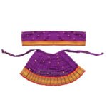 Navratri Goddess MATA Rani Poshak, Maa Laxmi, Durga, Saraswati, Radha Shringar for Kalasha Pooja (6(Height) 12(Length) Inch) ( नवरात्री माता राणी ड्रेस वस्त्र । पोशाख ) - Image 6
