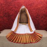 Navratri Mata Rani Devi Poshak for Lakshmi, Durga, Saraswati & Radha | Margashirsha Lakshmi Guruwar Pooja Dress | Kalash Sthapana Shringar Vastra (Size: 7Inch Poshak) ( नवरात्री माता राणी देवी पोशाख लक्ष्मी, सरस्वती आणि राधा )