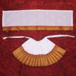 Navratri Mata Rani Devi Poshak for Lakshmi, Durga, Saraswati & Radha | Margashirsha Lakshmi Guruwar Pooja Dress | Kalash Sthapana Shringar Vastra (Size: 7Inch Poshak) ( नवरात्री माता राणी देवी पोशाख लक्ष्मी, सरस्वती आणि राधा ) - Image 3