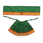 Devi Mata Laxmi Pujan | Kalash Sthapana Margashirsh Puja | Navratri Traditional Dress Poshak (7 Inch Poshak) (देवी माता लक्ष्मी पूजन । कलश स्थापना मार्गशीर्ष पूजा ) - Image 8