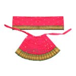 Devi Mata Laxmi Pujan | Kalash Sthapana Margashirsh Puja | Navratri Traditional Dress Poshak (7 Inch Poshak) (देवी माता लक्ष्मी पूजन । कलश स्थापना मार्गशीर्ष पूजा ) - Image 2