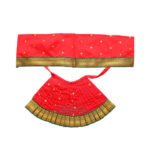 Devi Mata Laxmi Pujan | Kalash Sthapana Margashirsh Puja | Navratri Traditional Dress Poshak (7 Inch Poshak) (देवी माता लक्ष्मी पूजन । कलश स्थापना मार्गशीर्ष पूजा ) - Image 5