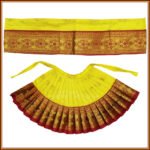 Maharani Devi Mata Lakshmi Pujan Poshak | Kalash Sthapana & Margashirsh Puja Dress | Varalakshmi Devi Poshak for Navratri | Traditional Goddess Dress for Idol & Home Temple (7 Inch Poshak) (महाराणी देवी माता लक्ष्मी पूजन पोशाख । कलश स्थापना आणि मार्गशीर्ष पूजा ड्रेस ) - Image 9