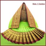 Devi Mata Laxmi Pujan | Kalash Sthapana Margashirsh Puja | Navratri Traditional Dress Poshak Lahanga- 7(Height) x 16(Length) Inches, Dupatta- 18(Length ) Inches Approx (7 Inch Poshak) (देवी माता लक्ष्मी पूजन । कलश स्थापना मार्गशीर्ष पूजा ) - Image 17