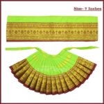 Devi Mata Laxmi Pujan | Kalash Sthapana Margashirsh Puja | Navratri Traditional Dress Poshak Lahanga- 7(Height) x 16(Length) Inches, Dupatta- 18(Length ) Inches Approx (7 Inch Poshak) (देवी माता लक्ष्मी पूजन । कलश स्थापना मार्गशीर्ष पूजा ) - Image 18