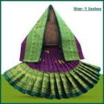 Devi Mata Laxmi Pujan | Kalash Sthapana Margashirsh Puja | Navratri Traditional Dress Poshak Lahanga- 7(Height) x 16(Length) Inches, Dupatta- 18(Length ) Inches Approx (7 Inch Poshak) (देवी माता लक्ष्मी पूजन । कलश स्थापना मार्गशीर्ष पूजा ) - Image 8
