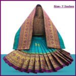 Devi Mata Laxmi Pujan | Kalash Sthapana Margashirsh Puja | Navratri Traditional Dress Poshak Lahanga- 7(Height) x 16(Length) Inches, Dupatta- 18(Length ) Inches Approx (7 Inch Poshak) (देवी माता लक्ष्मी पूजन । कलश स्थापना मार्गशीर्ष पूजा ) - Image 15