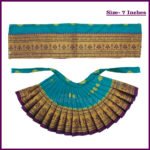 Devi Mata Laxmi Pujan | Kalash Sthapana Margashirsh Puja | Navratri Traditional Dress Poshak Lahanga- 7(Height) x 16(Length) Inches, Dupatta- 18(Length ) Inches Approx (7 Inch Poshak) (देवी माता लक्ष्मी पूजन । कलश स्थापना मार्गशीर्ष पूजा ) - Image 16