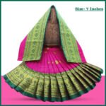 Devi Mata Laxmi Pujan | Kalash Sthapana Margashirsh Puja | Navratri Traditional Dress Poshak Lahanga- 7(Height) x 16(Length) Inches, Dupatta- 18(Length ) Inches Approx (7 Inch Poshak) (देवी माता लक्ष्मी पूजन । कलश स्थापना मार्गशीर्ष पूजा ) - Image 11