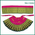 Devi Mata Laxmi Pujan | Kalash Sthapana Margashirsh Puja | Navratri Traditional Dress Poshak Lahanga- 7(Height) x 16(Length) Inches, Dupatta- 18(Length ) Inches Approx (7 Inch Poshak) (देवी माता लक्ष्मी पूजन । कलश स्थापना मार्गशीर्ष पूजा ) - Image 12
