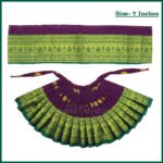 Devi Mata Laxmi Pujan | Kalash Sthapana Margashirsh Puja | Navratri Traditional Dress Poshak Lahanga- 7(Height) x 16(Length) Inches, Dupatta- 18(Length ) Inches Approx (7 Inch Poshak) (देवी माता लक्ष्मी पूजन । कलश स्थापना मार्गशीर्ष पूजा ) - Image 9