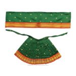 Devi Mata Dress Poshak for 9 Inch Poshak| Margashirsh Laxmi Puja & Kalash Sthapana Traditional Poshak | Navratri Temple Shringar Vastra for Goddess (देवी माता ड्रेस पोशाख । मार्गशीर्ष लाखस्मि पूजा आणि कलश स्थापना पोशाख )