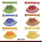 Devi Mata Laxmi Pujan Kalash Sthapana Margashirsh Puja Navratri Traditional देवी वस्त्र, देवी पोशाख,देवीचे कपडेDress Poshak Designer Lehenga Patka (Set OF 6) ( देवी माता लक्ष्मी पूजन कलश स्थापना मार्गशीर्ष पूजा नवरात्री ट्रेडिशनल देवी वस्त्र , देवी पोशाख, देवीचे कपडे )