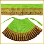 Maharani Mahalaxmi Saree Vastra/Poshak | Kalash Sthapana Margashirsha Puja Special | Traditional Devi Maa Lakshmi Dress Poshak for Ghat Sthapana & Festival Pooja | (9 Inch Poshak) (महाराणी महालक्ष्मी साडी वस्त्र / पोशाख - कलश मार्गशीर्ष पूजा )