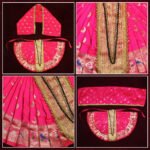 Karveer Nivasini Mahalaxmi Devi Dress – Traditional Ambabai Kolhapur Poshak for Goddess Idol | Puja Attire for Kalash Sthapana, Margashirsh Navratri, Guruvar Vratam & Daily Worship | Decorative Poshak for Devi Maa (12 INCH POSHAK) ( करवीर निवासिनी महालक्ष्मीदेवीचा पोशाख - देवीच्या मूर्तीसाठी पारंपारिक अंबाबाई कोल्हापूर पोशाख ) - Image 3