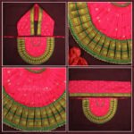 Rajnandani Kolhapuri Kalash Pooja Saree Matarani Dress for Mahalakshmi Chunri Patka/Lehengha Patka Dress for Devi /Poshak for Devi Margashirsh Puja Items(12 inch poshak) (राजनंदिनी कोल्हापुरी कलश पूजा साडी मातारणी ड्रेस महालक्ष्मी चुनरी दुपट्टा/देवीसाठी लेहेंगा पत्का ड्रेस) - Image 2