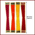 Handcrafted Uparna Khes for Ganeshji, Krishna, Gauri, Ganpati & Laxmi – Set of 4 Devotional Shawls for Idol Decoration (40 Inch ) (गणेशजी, कृष्णा, गौरी, गणपती आणि लक्ष्मीसाठी हाताने बनवलेले उपर्णा खेस) - Image 2