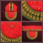 Rajnandani Mahalaxmi Devi Dress | Authentic Kolhapuri Lakshmi Poshak for Puja & Mandir Kalash Sthapana Poshak for Margashirsh Puja | Traditional Kalash Shringar Dress for Navratri (राजनंदानी महालक्ष्मी देवीचा ड्रेस  | पूजेसाठी अस्सल कोल्हापुरी लक्ष्मी पोशाख आणि मार्गशीर्ष पूजेसाठी मंदिर कलश स्थापना पोशाख ) - Image 2