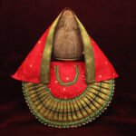 Rajnandani Kalash Poshak for Puja | Traditional Cotton Patka & Lehenga Dress Set for Kalasha Sthapana | Devi Margashirsha Kalash Vastra for Home Mandir & Festivals (9 Inch Poshak ) (पूजेसाठी राजनंदानी कलश पोशाख | कलशा स्थापनेसाठी पारंपारिक कॉटन पत्का आणि लेहेंगा ड्रेस सेट )