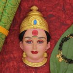 Mahalakshmi’s Auspicious Form Shakti Roopam – Dhanashree Devi धनश्री देवी / श्री धनश्री देवी Face Bringer of Wealth & Fortune Eternal Source of Prosperity, Purity & Divine Energy(Devi Mukh Height is: 6.5 Inch)