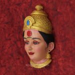 Mahalakshmi’s Auspicious Form Shakti Roopam – Dhanashree Devi धनश्री देवी / श्री धनश्री देवी Face Bringer of Wealth & Fortune Eternal Source of Prosperity, Purity & Divine Energy(Devi Mukh Height is: 6.5 Inch) - Image 2