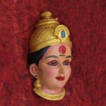 Mahalakshmi’s Auspicious Form Shakti Roopam – Dhanashree Devi धनश्री देवी / श्री धनश्री देवी Face Bringer of Wealth & Fortune Eternal Source of Prosperity, Purity & Divine Energy(Devi Mukh Height is: 6.5 Inch) - Image 5