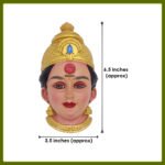 Mahalakshmi’s Auspicious Form Shakti Roopam – Dhanashree Devi धनश्री देवी / श्री धनश्री देवी Face Bringer of Wealth & Fortune Eternal Source of Prosperity, Purity & Divine Energy(Devi Mukh Height is: 6.5 Inch) - Image 4