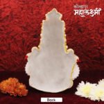 Mahalaxmi Kolhapur Face Idol | Decorative Mata Laxmi Mukut with Stone & Pearl Work | Special for Laxmi Guruvar Vrat & Home Temple (Devi Mukh Height is: 8 Inch) (महालक्ष्मी कोल्हापूर मुखवटा | खडे आणि मोत्यांचे काम असलेला माता लक्ष्मीचा सजावटी मुकुट) - Image 3
