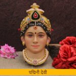 Padmini Mata Face Mukhota पद्मिनी माता फेस मुखवटा श्री पद्मिनी माता देवी मुखवटा Traditional Decorative Mukut for Pooja Room(Devi Mukh Height is: 8.5 Inch)