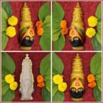 Maharashtra’s Kuldevi Tuljabhawani Devi Face from Tuljapur | Exclusive Handpainted Kuldevi Traditional Artisan-Made Mukhota | Auspicious Shaktipeeth Goddess Face (9 inches) (तुळजापूरची महाराष्ट्राची कुलदेवी तुळजाभवानी देवी चेहरा) - Image 5