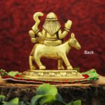 Maa Kalratri Devi Idol | Brass Finish Navdurga Murti for Home Mandir, Navratri Pooja & Gifting (3 Inch) (माँ कालरात्री देवी मूर्ती | गृहमंदिरासाठी ब्रास फिनिश नवदुर्गा मूर्ती) - Image 4