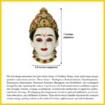Navdurga Devi Face Set – Navratri Navshakti Navchandi Navdevi | Nine Mata / Nine Shakti Idols – 9 Manifestations of Maa Durga for Home Temple, Puja, Mandir & Office Décor ( Set Of 9) (नवदुर्गा देवी फेस सेट – नवरात्री नवशक्ती नवचंडी नवदेवी | नऊ माता / नऊ शक्ती मूर्ती) - Image 2
