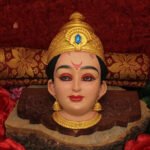 Amman Devi Face Varalakshmi Devi Face Lakshmi Devi Face,Ammavari Face, Varalakshmi Devi Face Mahalakshmi Face(Devi Mukh Height is: 6.5 Inch) (अम्मन देवी चेहरा वरलक्ष्मी देवी चेहरा लक्ष्मी देवी चेहरा, अम्मावरी चेहरा, वरलक्ष्मी देवी चेहरा महालक्ष्मी चेहरा) - Image 2