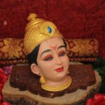 Amman Devi Face Varalakshmi Devi Face Lakshmi Devi Face,Ammavari Face, Varalakshmi Devi Face Mahalakshmi Face(Devi Mukh Height is: 6.5 Inch) (अम्मन देवी चेहरा वरलक्ष्मी देवी चेहरा लक्ष्मी देवी चेहरा, अम्मावरी चेहरा, वरलक्ष्मी देवी चेहरा महालक्ष्मी चेहरा) - Image 3