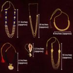Divine Devi Alankara Jewellery Set – Premium Pooja Decoration Ornaments Navratri & Margashirsha Lakshmi Puja Special – Traditional Devi Shringar Jewellery Set (Set Of 6) (दिव्य देवी अलंकार दागिने संच) - Image 3