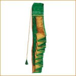 Handcrafted Maharashtrian Gudi Padwa Vastra – Elegant Khan Saree Fabric Gudi Cover | Readymade Festive Decor Traditional Mango Leaf Gudi Padwa Vastra Premium Khan Cover (हस्तकला महाराष्ट्रीयन गुढी पाडवा वस्त्र)