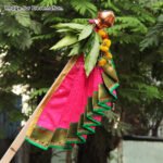 Shahi Mastani Gudi Padwa Gudi Vastra – Traditional Maharashtrian Festival Decoration Elegant Gudi Cloth for Marathi New Year (28 Inch ) (शाही मस्तानी गुढी पाडवा गुढी वस्त्र) - Image 3