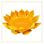 Lotus Aasan – Kamal Aasan कमळ आसन (Lotus Kamal Aasan)Cloth for Pooja, Idol Base | Lakshmi, Gauri Ganpati, Saraswati Devi, Durga Maa,Varalakshmi, Ganesh Margashish Navratri Puja (16 Inch)