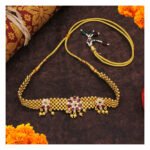 Rani Haar for Devi Shringar | Gold Plated Temple Jewellery for Goddess Idol | Kalash Puja & Navratri Ornament (देवीच्या शृंगारासाठी राणी हार)