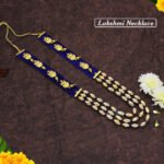 Goddess Lakshmi Haar Necklace – Traditional Shringar Jewellery for Mandir, Navratri & Festive Puja Lakshmi Devi Haar for Shringar – Decorative Goddess Necklace for Mandir, Navratri & Religious Rituals (देवी लक्ष्मी हार हार - मंदिरासाठी पारंपारिक शृंगार दागिने) - Image 2