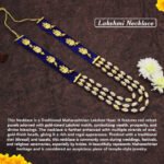 Goddess Lakshmi Haar Necklace – Traditional Shringar Jewellery for Mandir, Navratri & Festive Puja Lakshmi Devi Haar for Shringar – Decorative Goddess Necklace for Mandir, Navratri & Religious Rituals (देवी लक्ष्मी हार हार - मंदिरासाठी पारंपारिक शृंगार दागिने) - Image 4