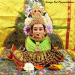 Divine Devi Alankara Jewellery Set – Premium Pooja Decoration Ornaments Navratri & Margashirsha Lakshmi Puja Special – Traditional Devi Shringar Jewellery Set (Set Of 6) (दिव्य देवी अलंकार दागिने संच) - Image 5