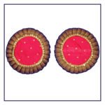 Paithani Samai Kalash Asan 9 Inch | Traditional Maharashtrian Pooja Mat for Samai, Diya & Kalash Sthapana (9 inches Diameter) (Set of 2) (पैठणी समई कलश आसन ९ इंच | समईसाठी पारंपारिक महाराष्ट्रीय पूजा चटई)