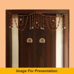 Rudraksha Kawadi Toran – Spiritual Energy Door Hanging for Home & Office Entrance | Traditional Kawad Toran for Positive Vibes (रुद्राक्ष-कवडी तोरण – घर आणि कार्यालयाच्या प्रवेशद्वारासाठी आध्यात्मिक ऊर्जा देणारी सजावट) - Image 4